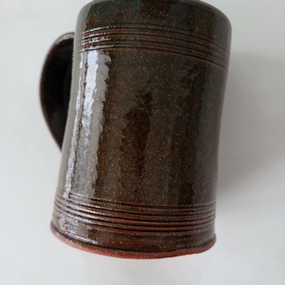 Vintage Rockdale Union Stoneware Glazed Mug RUS Elisabeth Goessling Red Clay - Picture 8 of 8